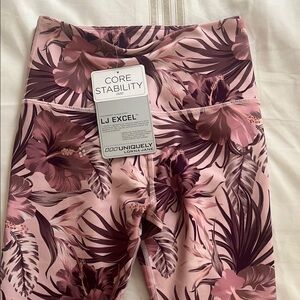 Lorna Jane Pink Floral Leggings
